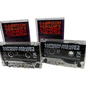 Garrison Keillor's Comedy Theater Vintage Cassette Tape Set of 2 1994-1996 Vtg